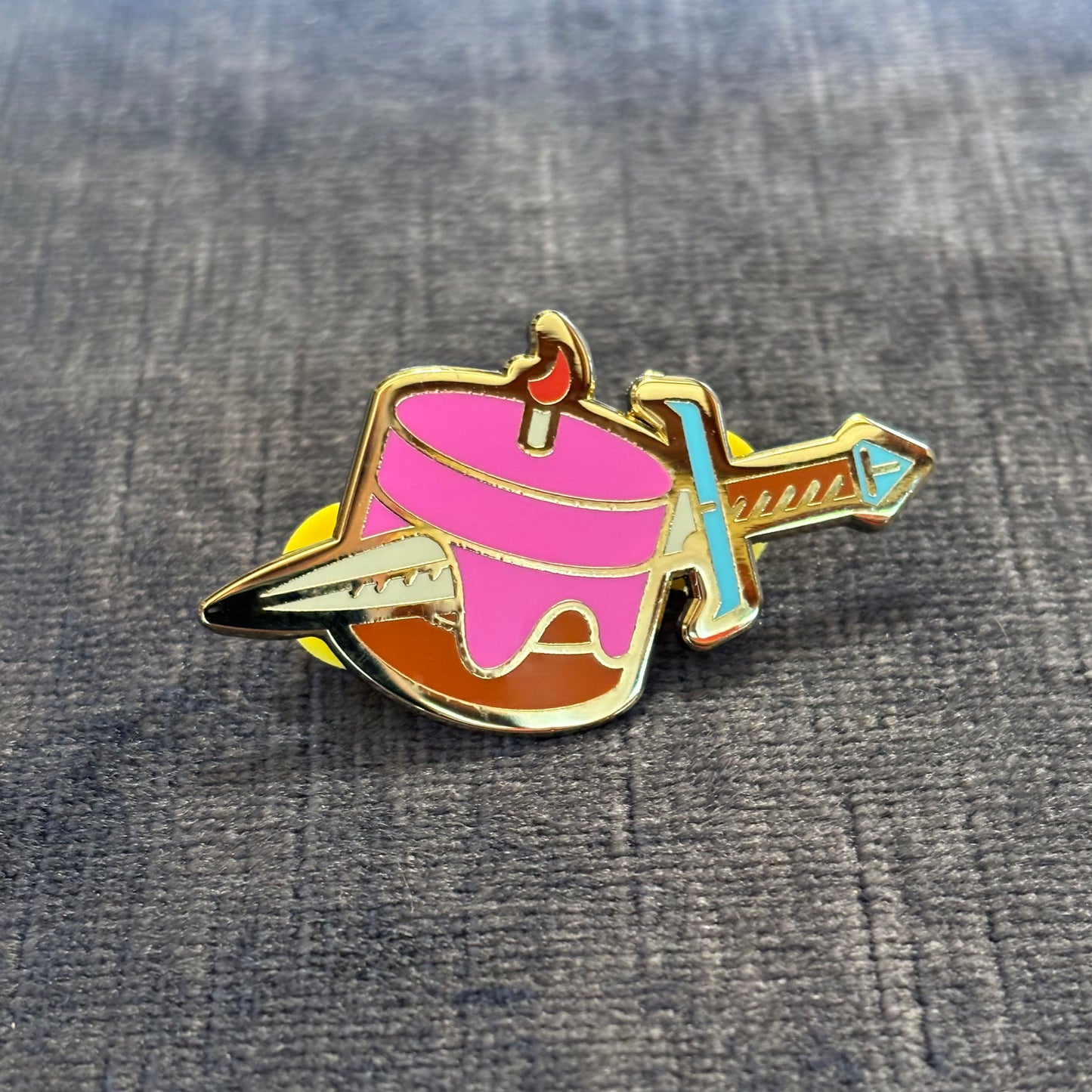 Cake Dagger Pin