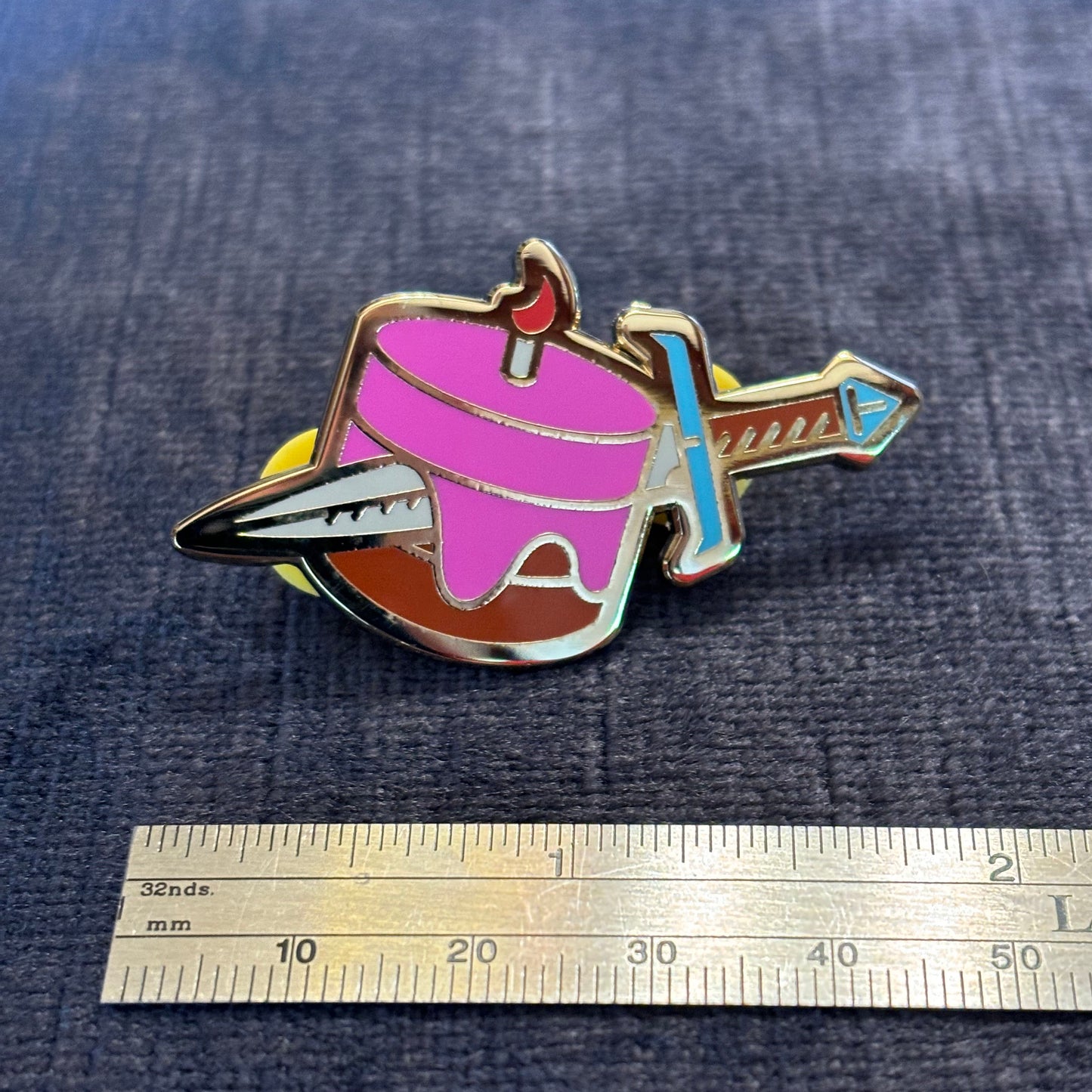 Cake Dagger Pin