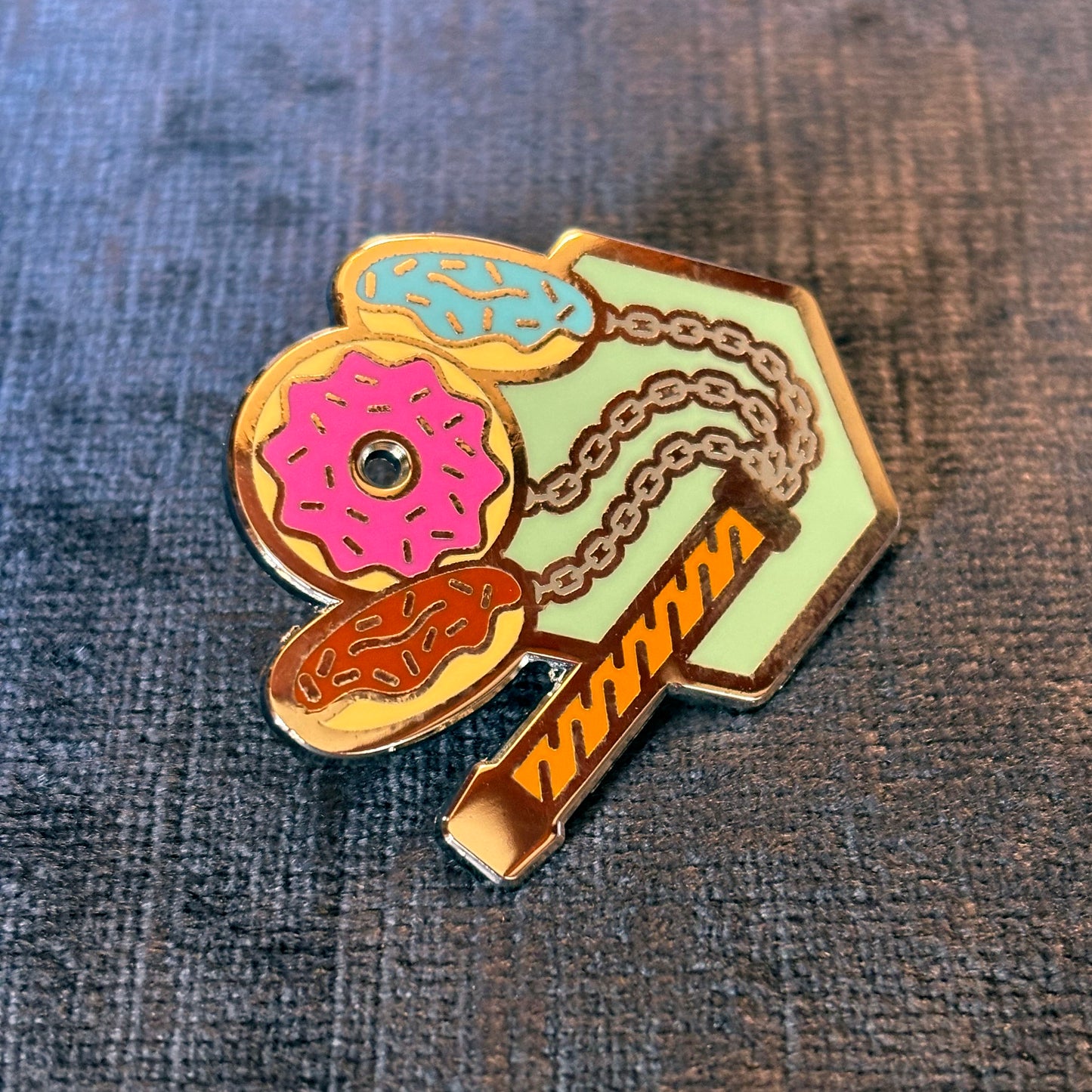 Donut Flail Pin