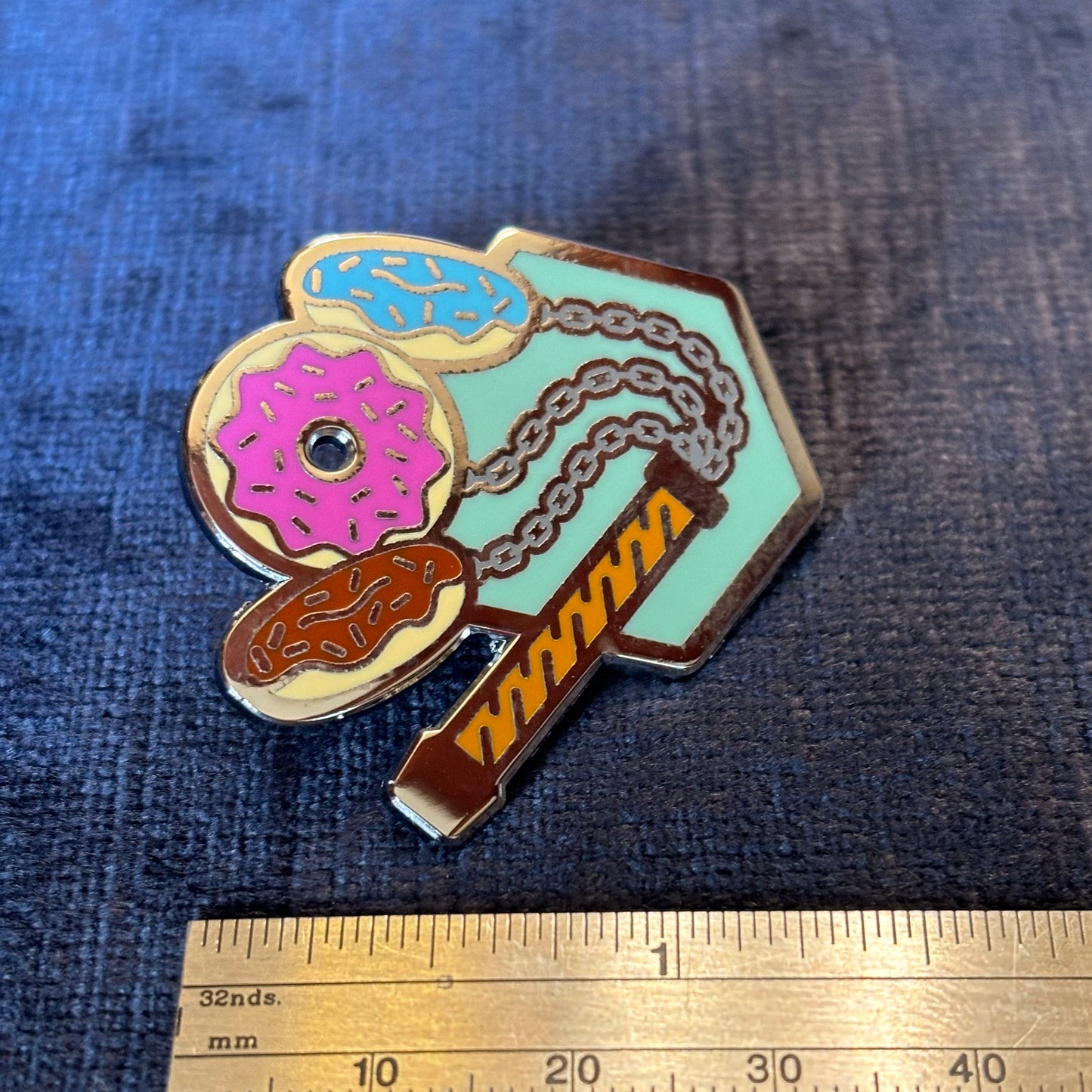 Donut Flail Pin