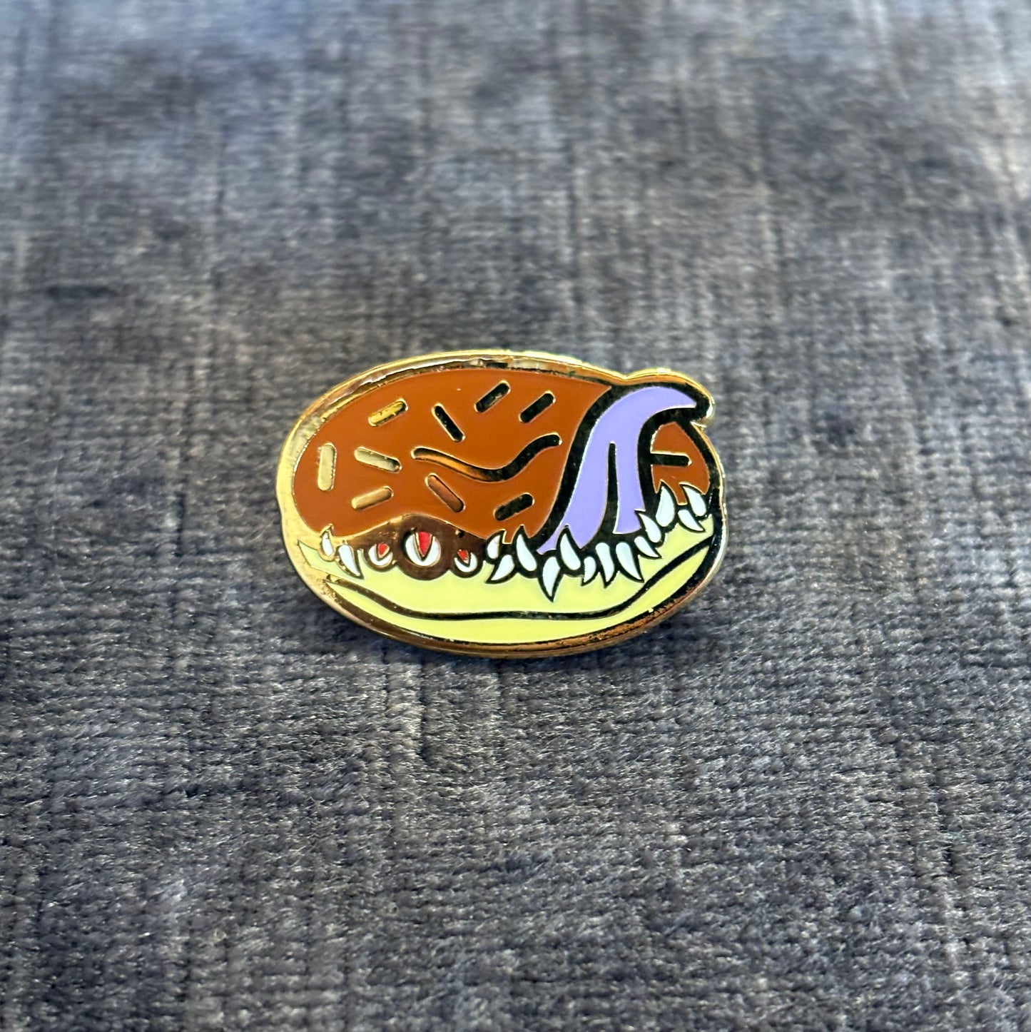 Chocolate Donut Mimic Pin