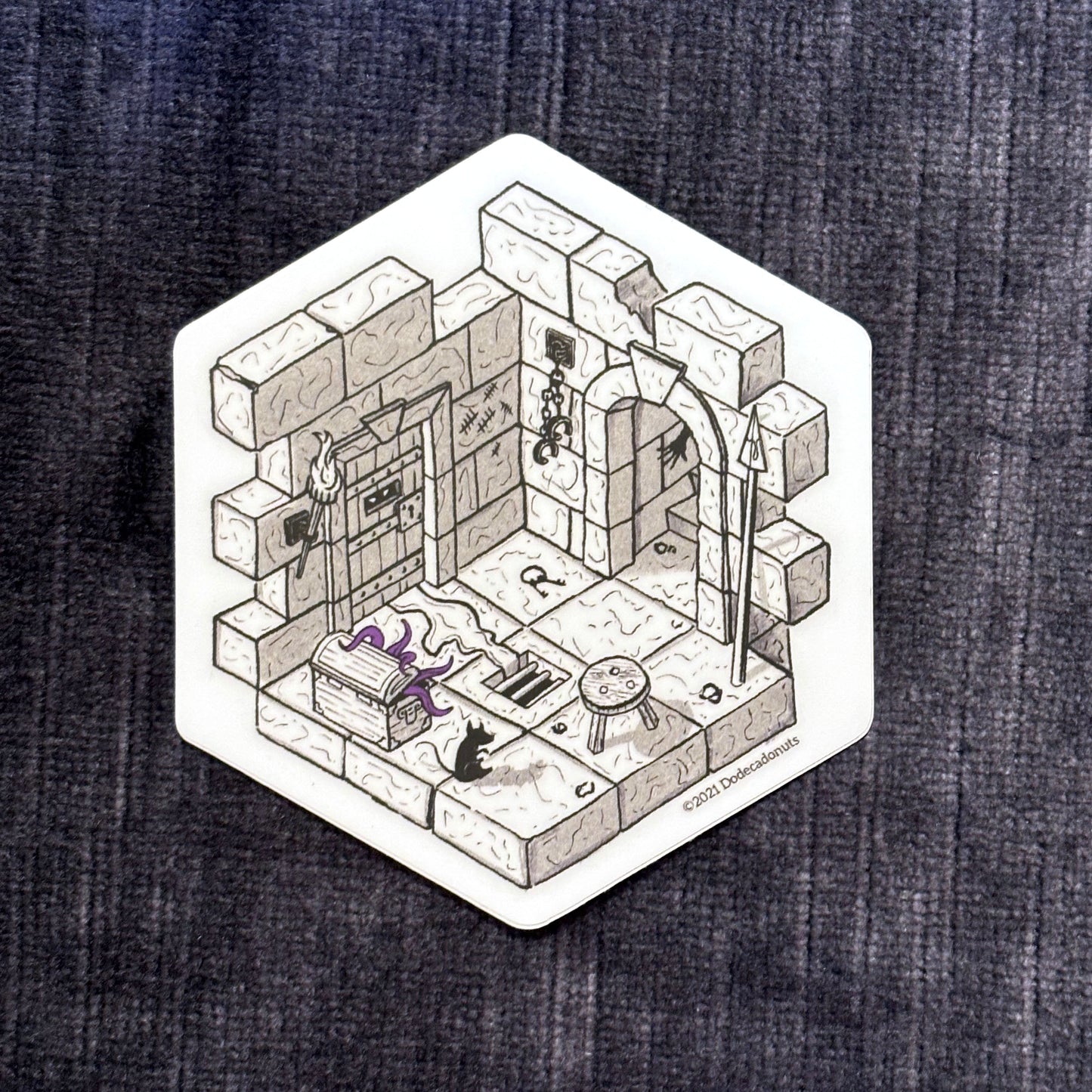 Isometric Dungeon Sticker