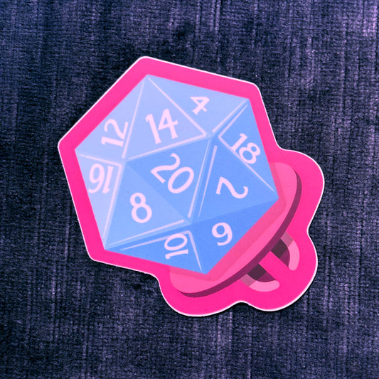 D20 Ring Pop Sticker