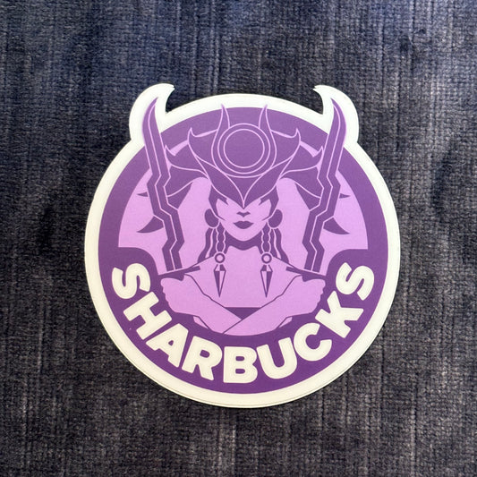 Sharbucks Sticker