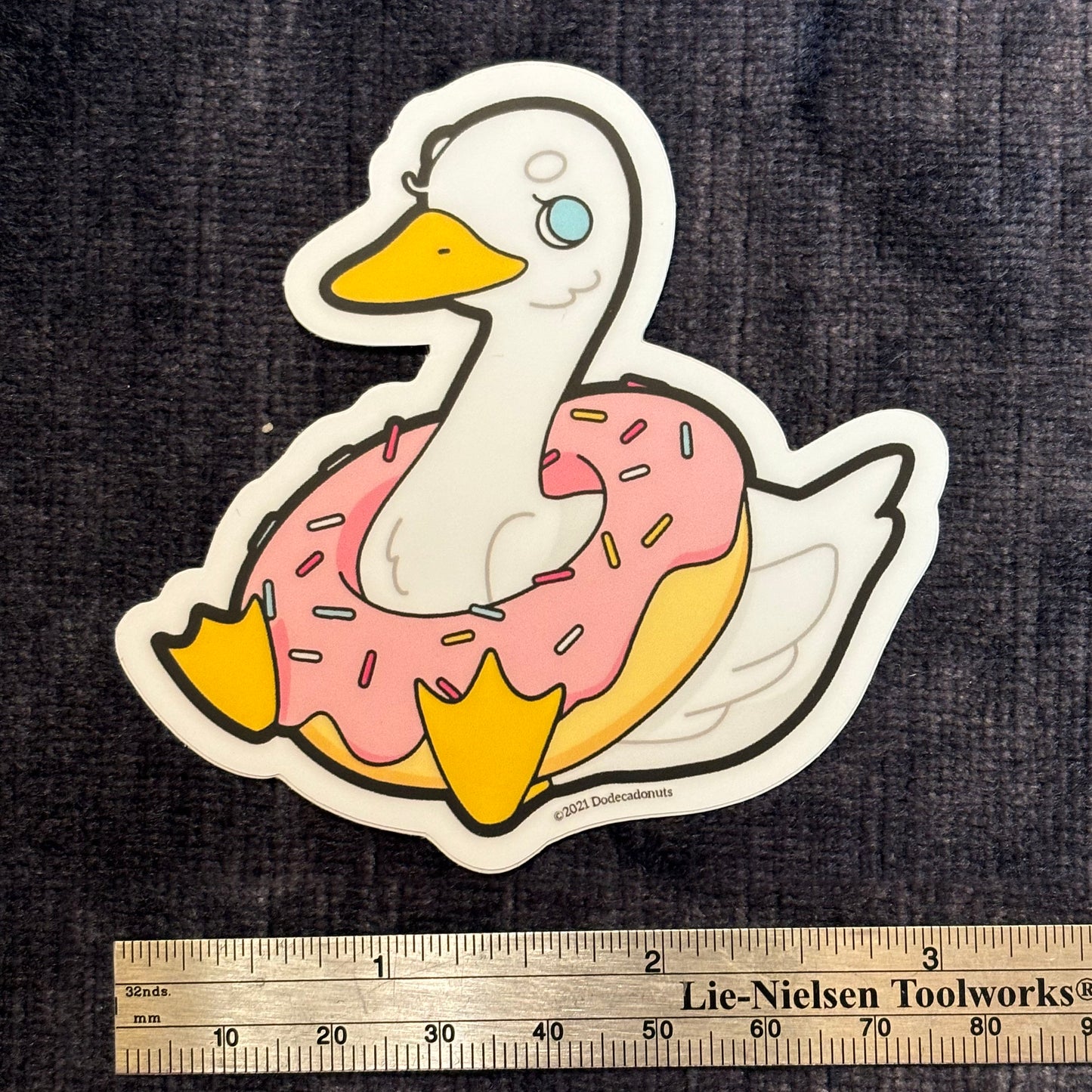 Donut Goose Sticker