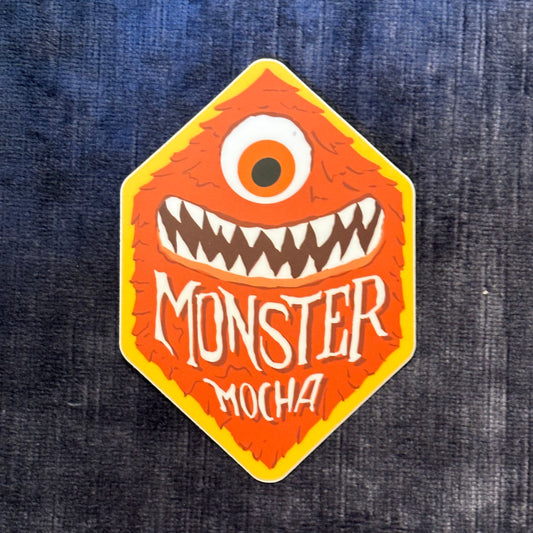 Monster Mocha Sticker