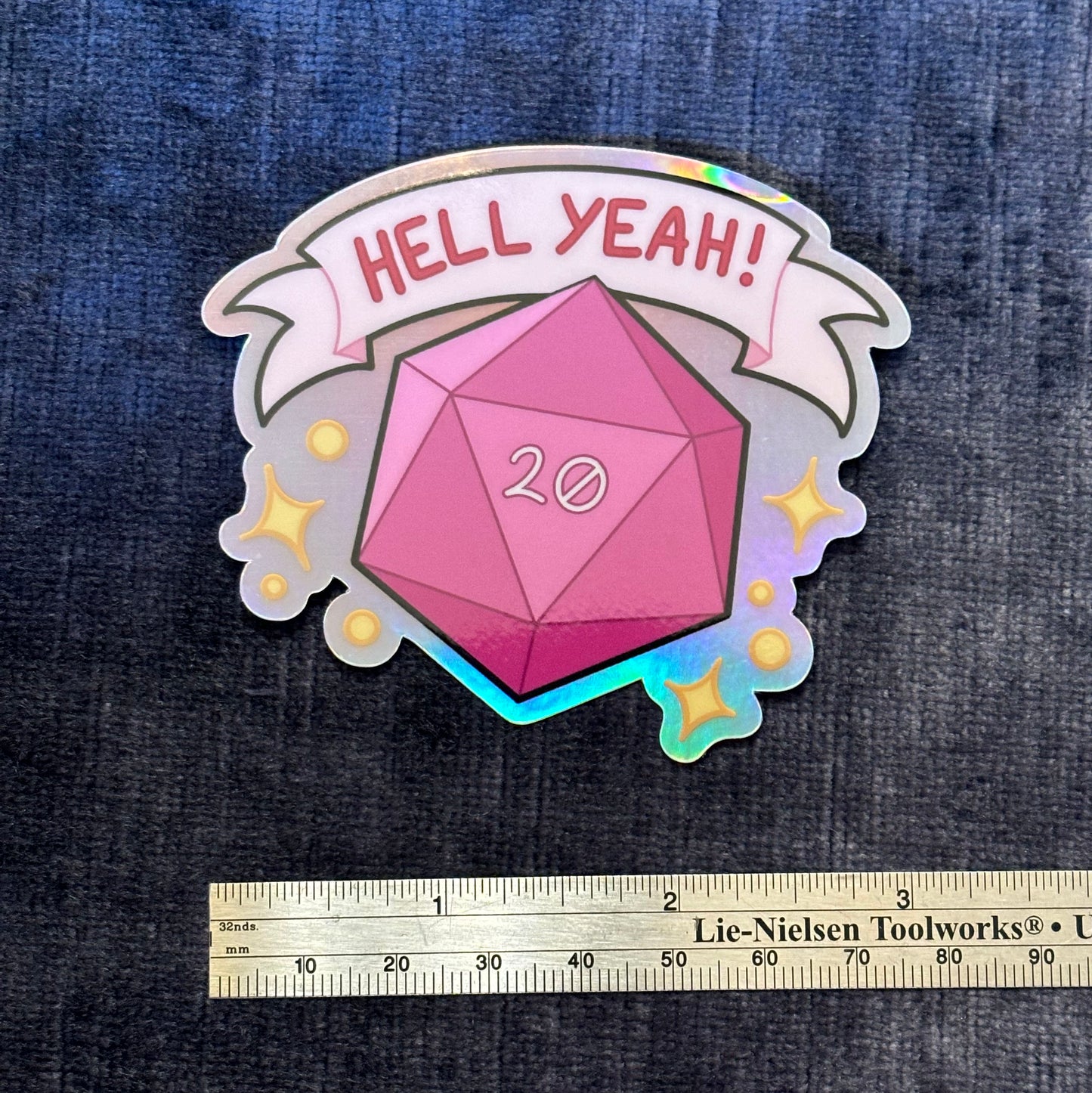 Hell Yeah! Nat 20! Sticker