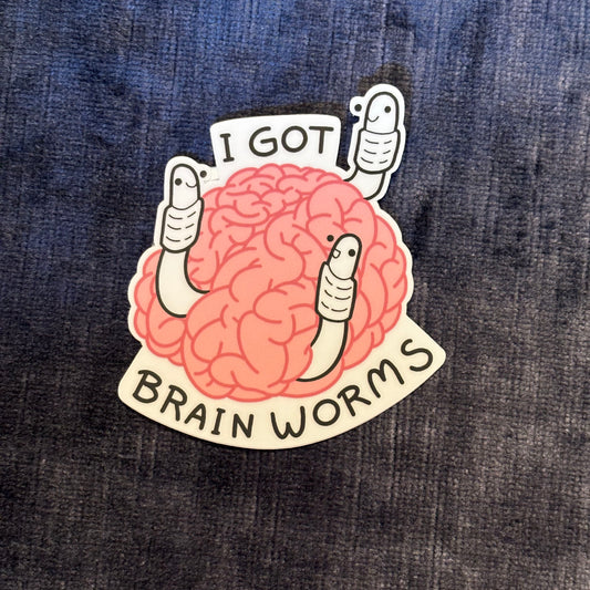 Brainworms Sticker