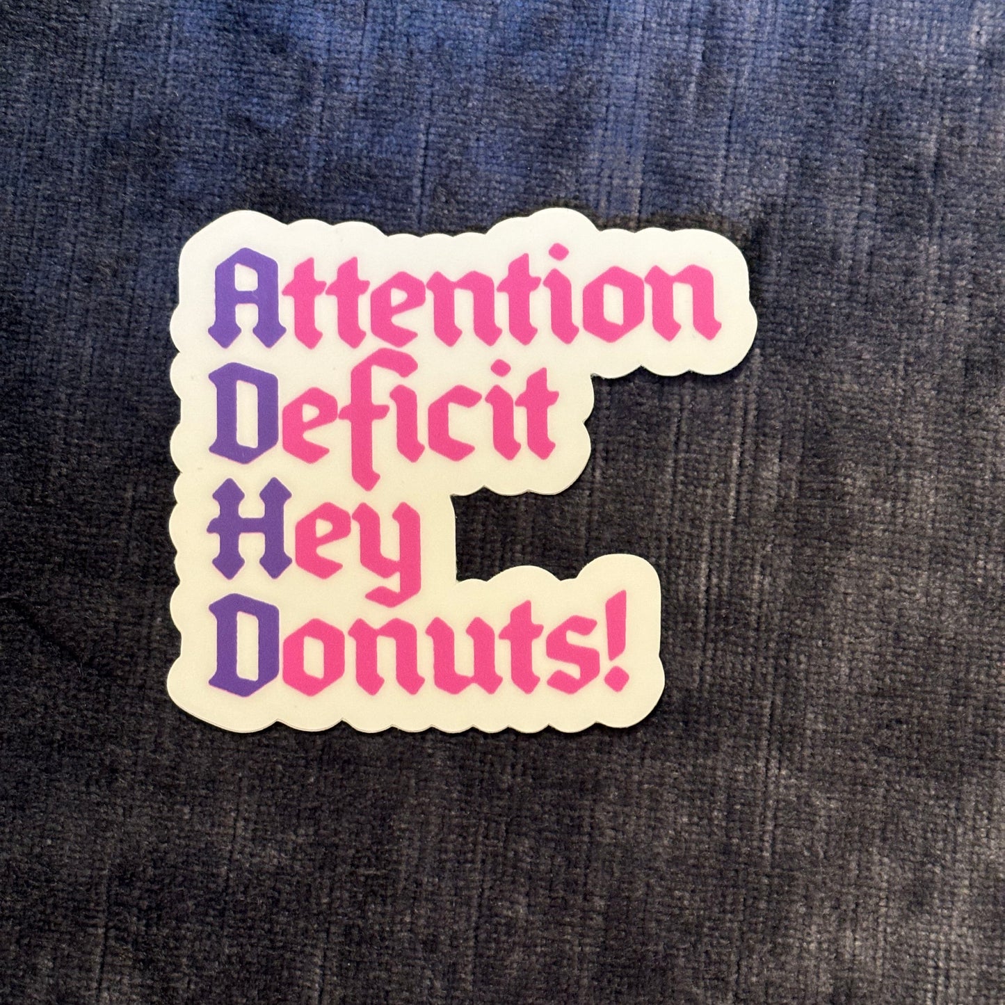 AD Hey Donuts Sticker