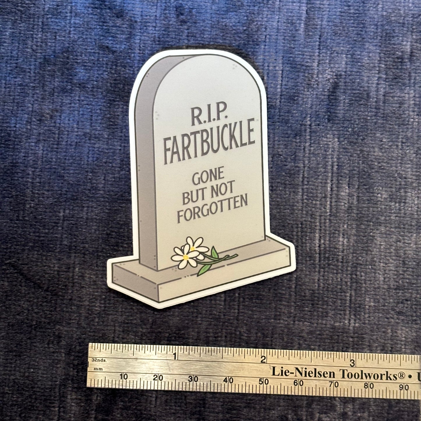 R.I.P. Fartbuckle Sticker