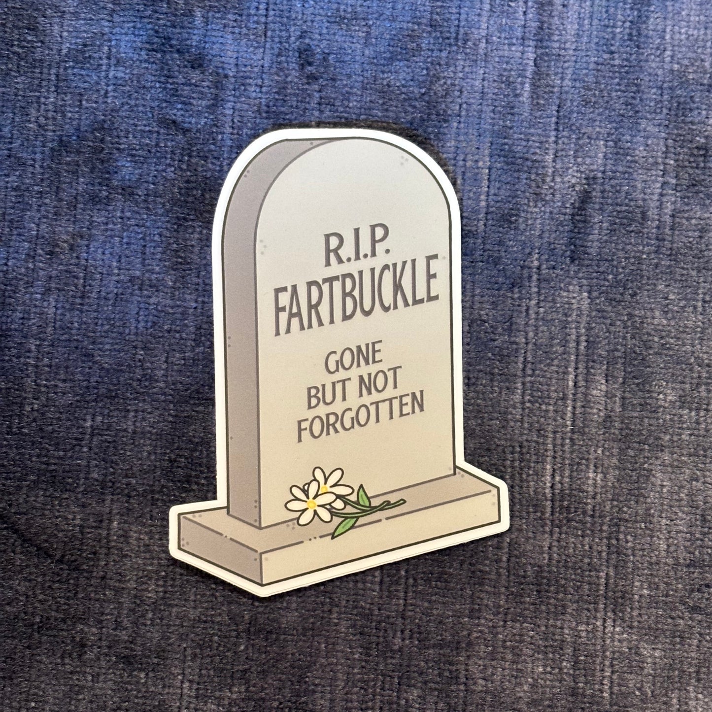 R.I.P. Fartbuckle Sticker