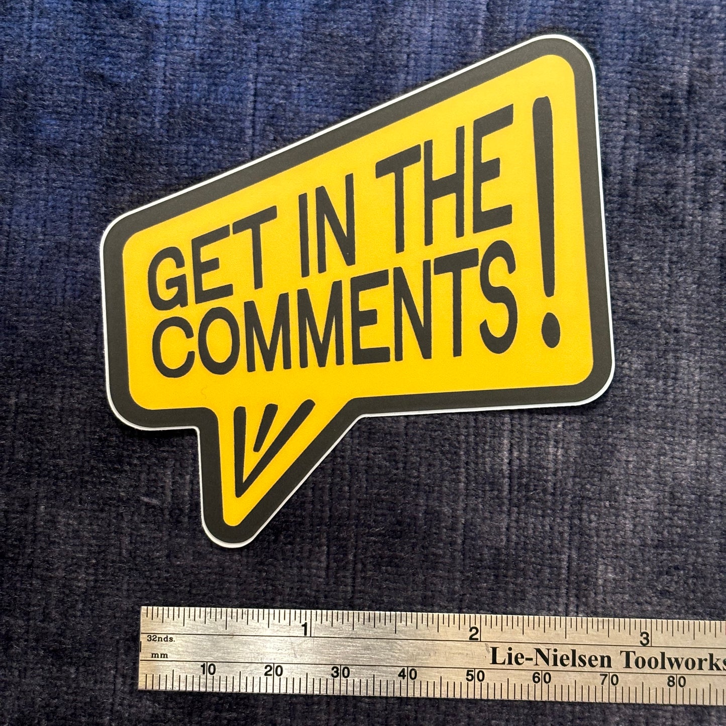 GET IN THE COMMENTS Sticker