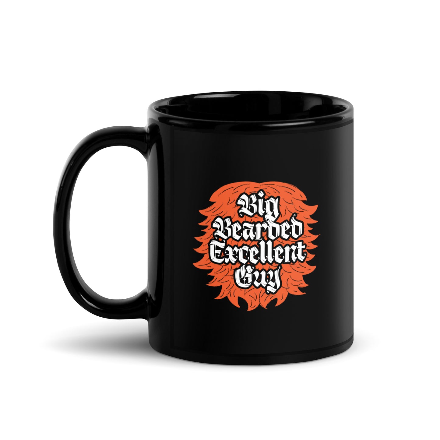 Big Bearded Excellent Guy Black Mug