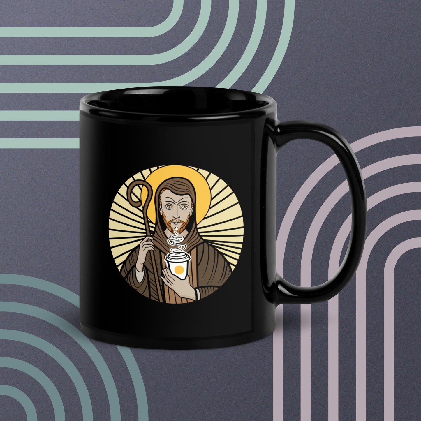 Black Coffee Cleric Mug