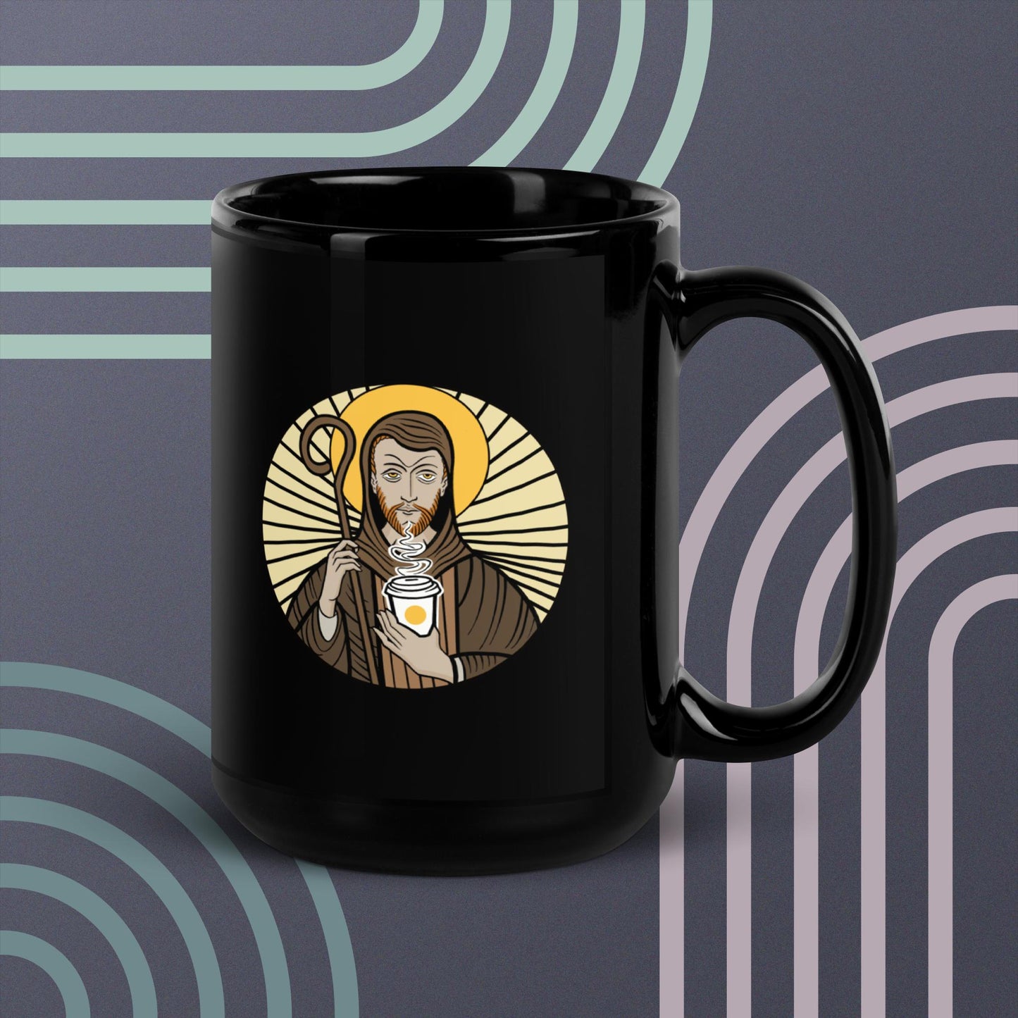 Black Coffee Cleric Mug