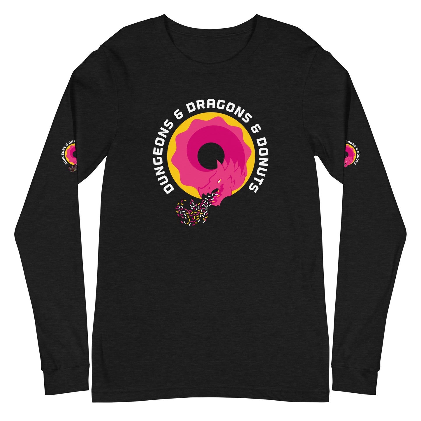 Dungeons & Dragons & Donuts Long Sleeve Tee