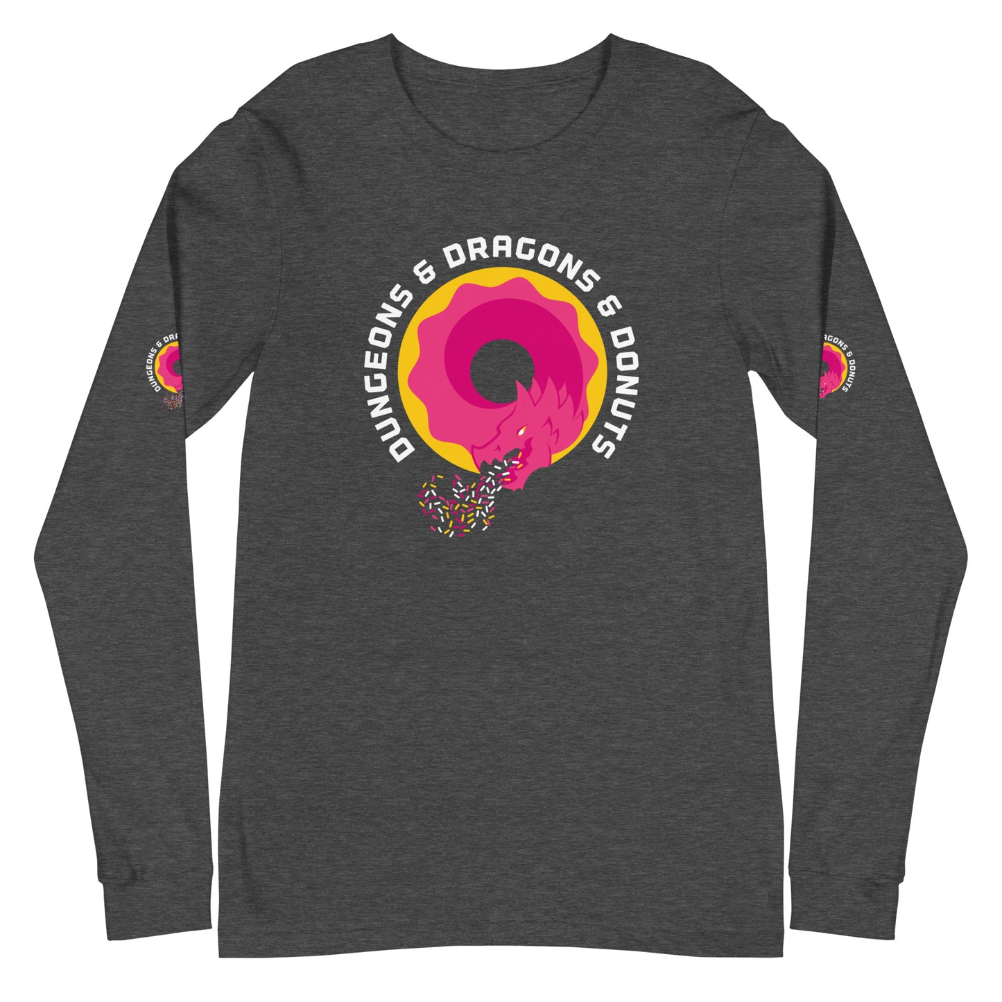 Dungeons & Dragons & Donuts Long Sleeve Tee