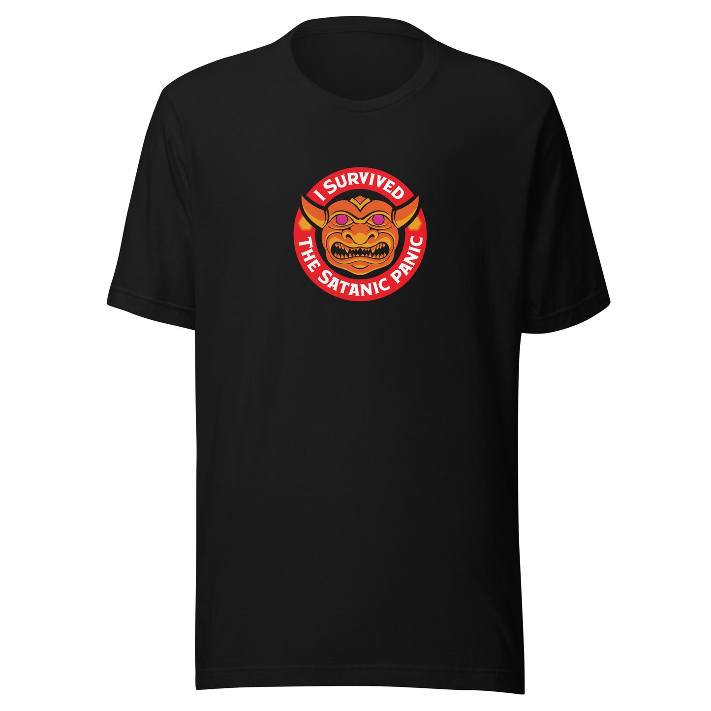 Satanic Panic Survivor T-Shirt — Dark Colors