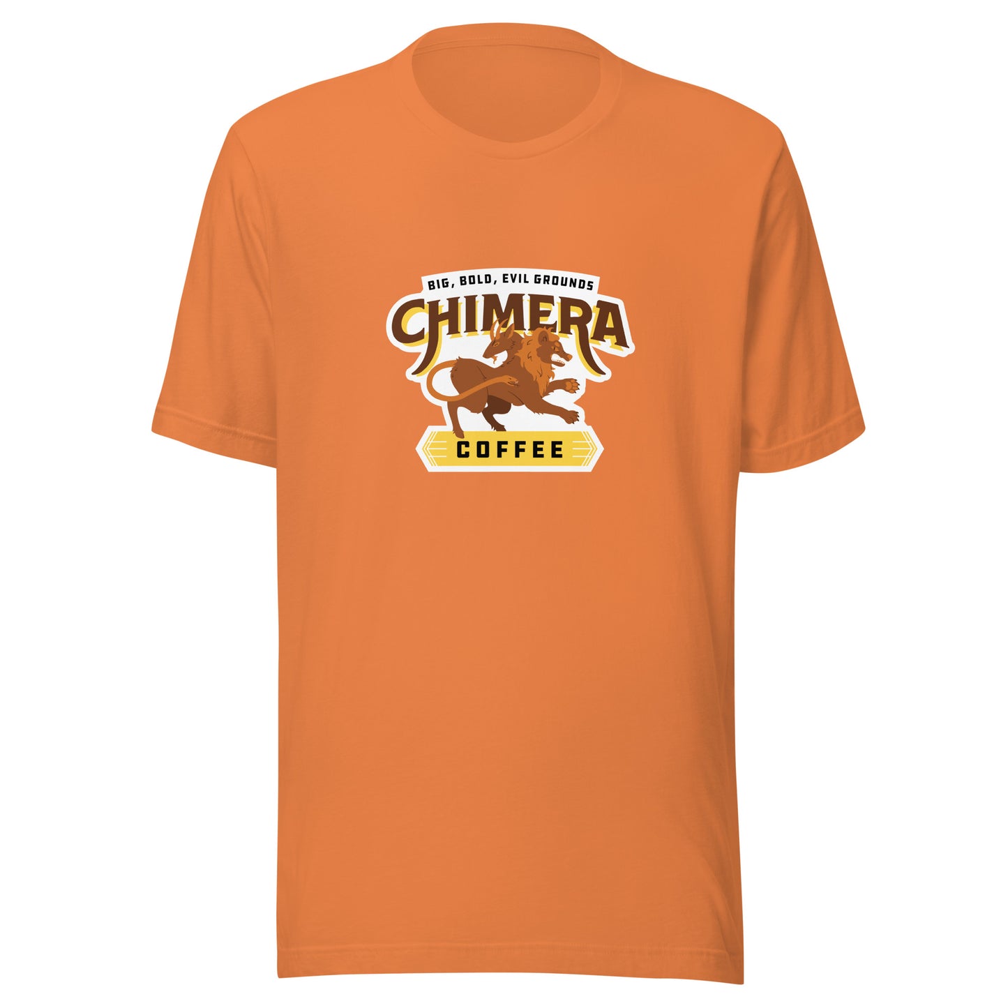 Chimera Coffee T-shirt — Bright Colors