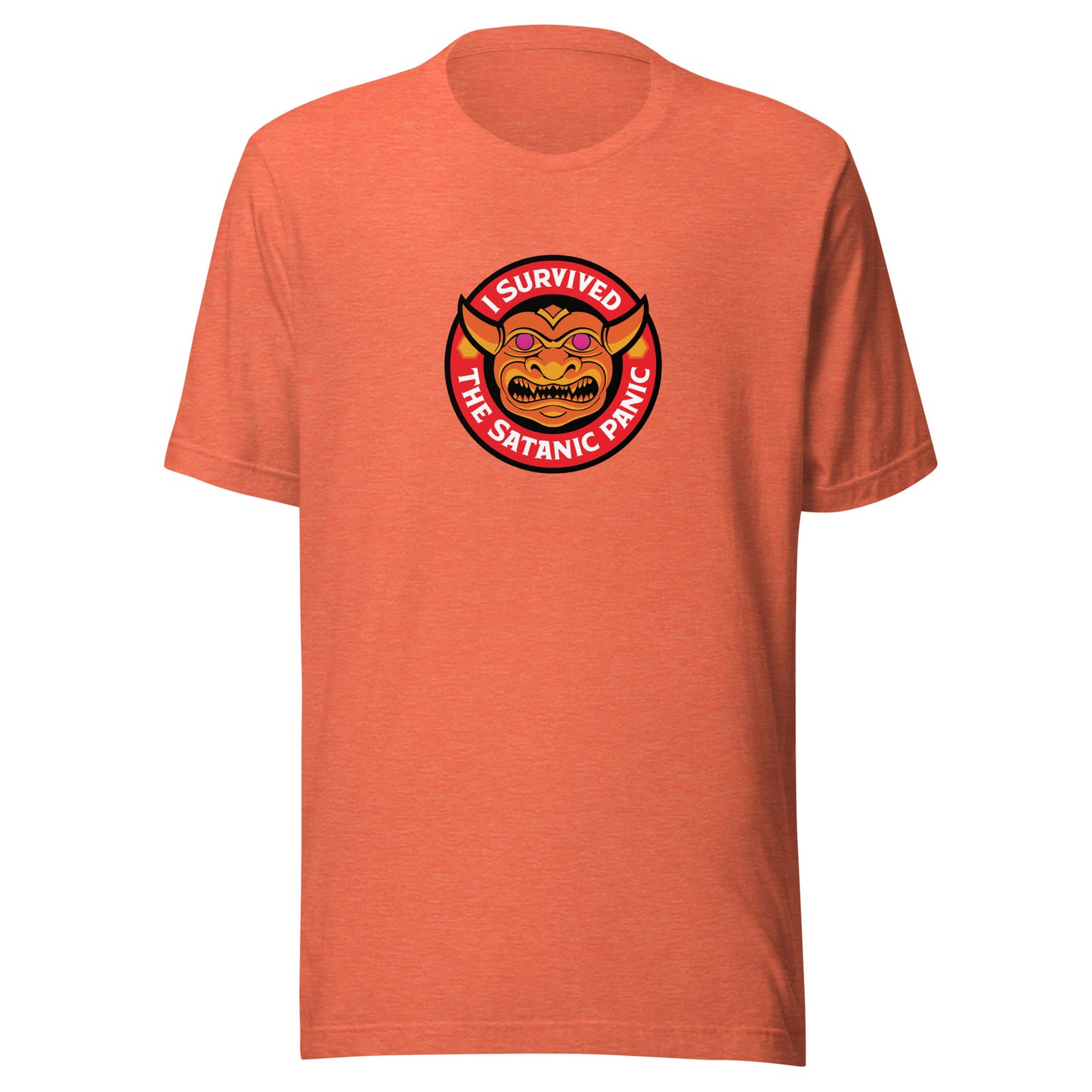 Satanic Panic Survivor T-shirt — Bright Colors