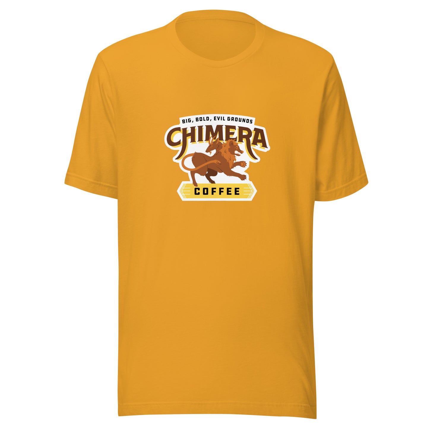 Chimera Coffee T-shirt — Bright Colors