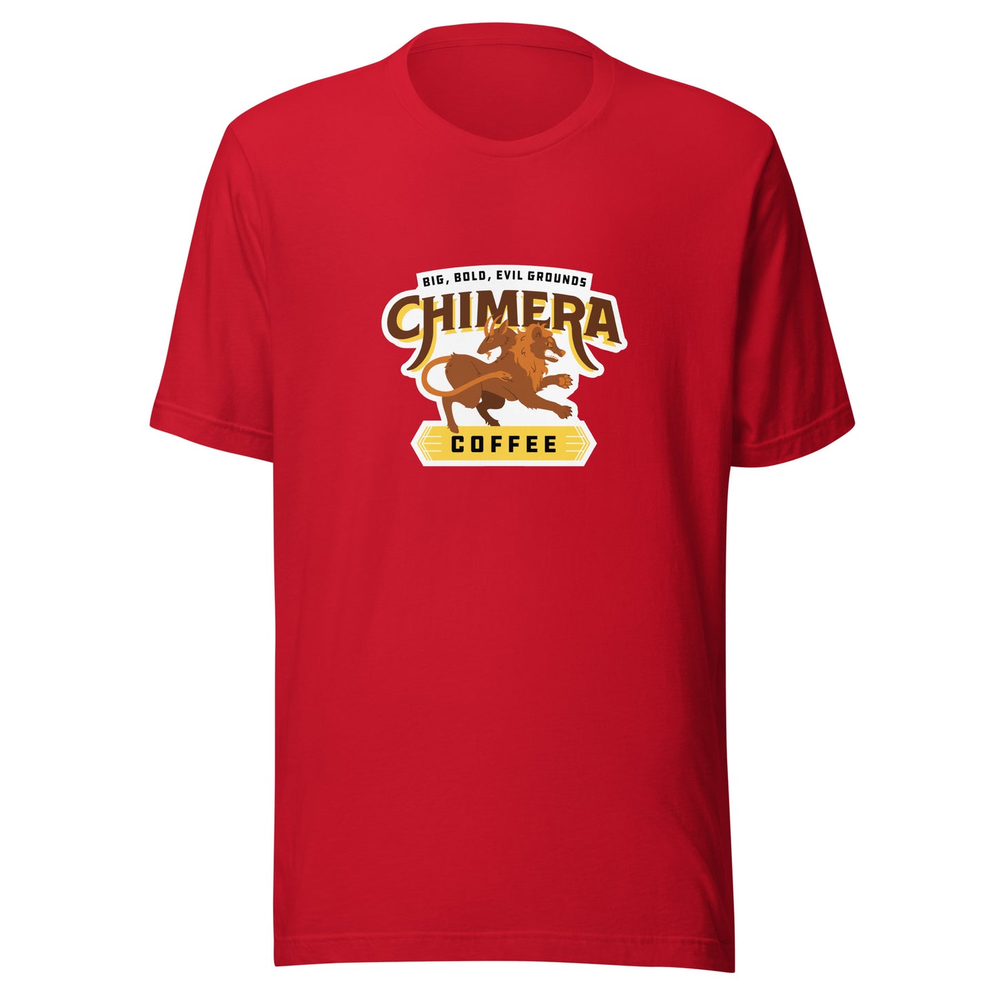 Chimera Coffee T-shirt — Bright Colors