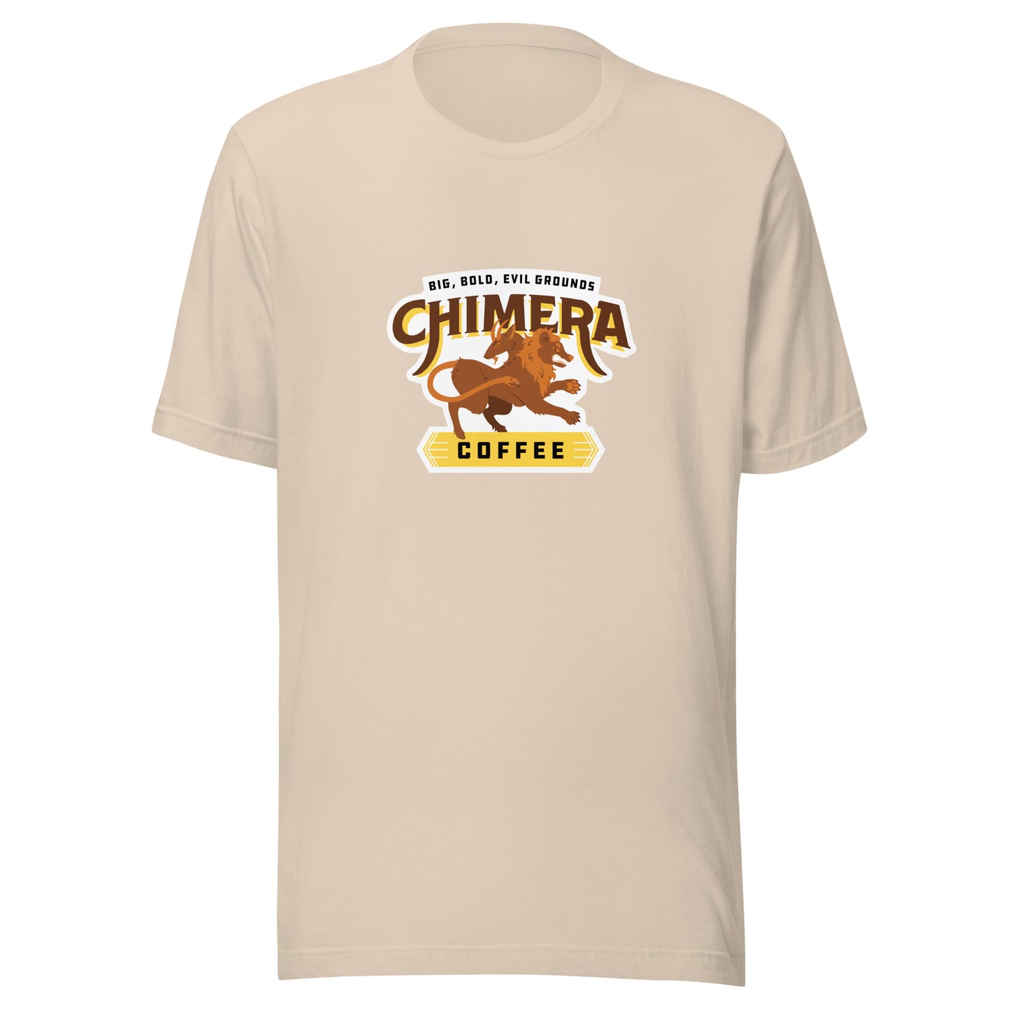 Chimera Coffee T-shirt — Bright Colors