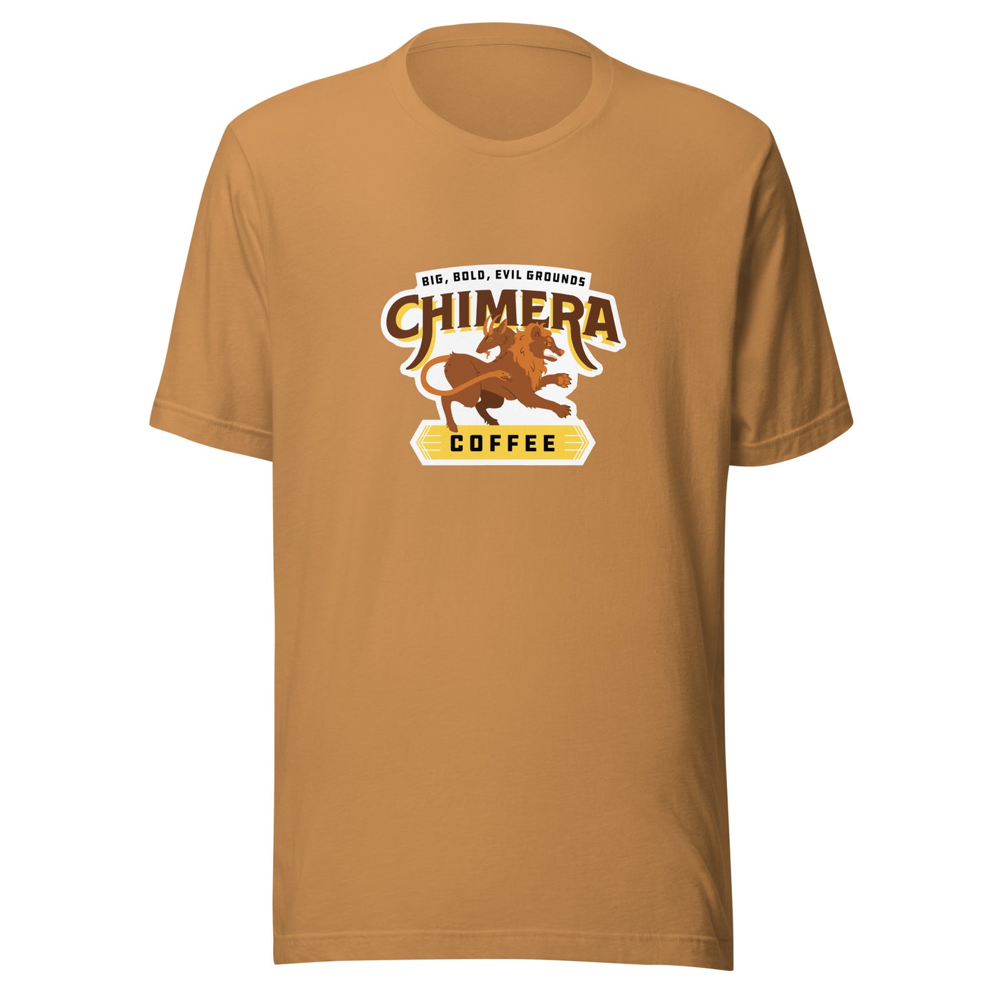 Chimera Coffee T-shirt — Bright Colors