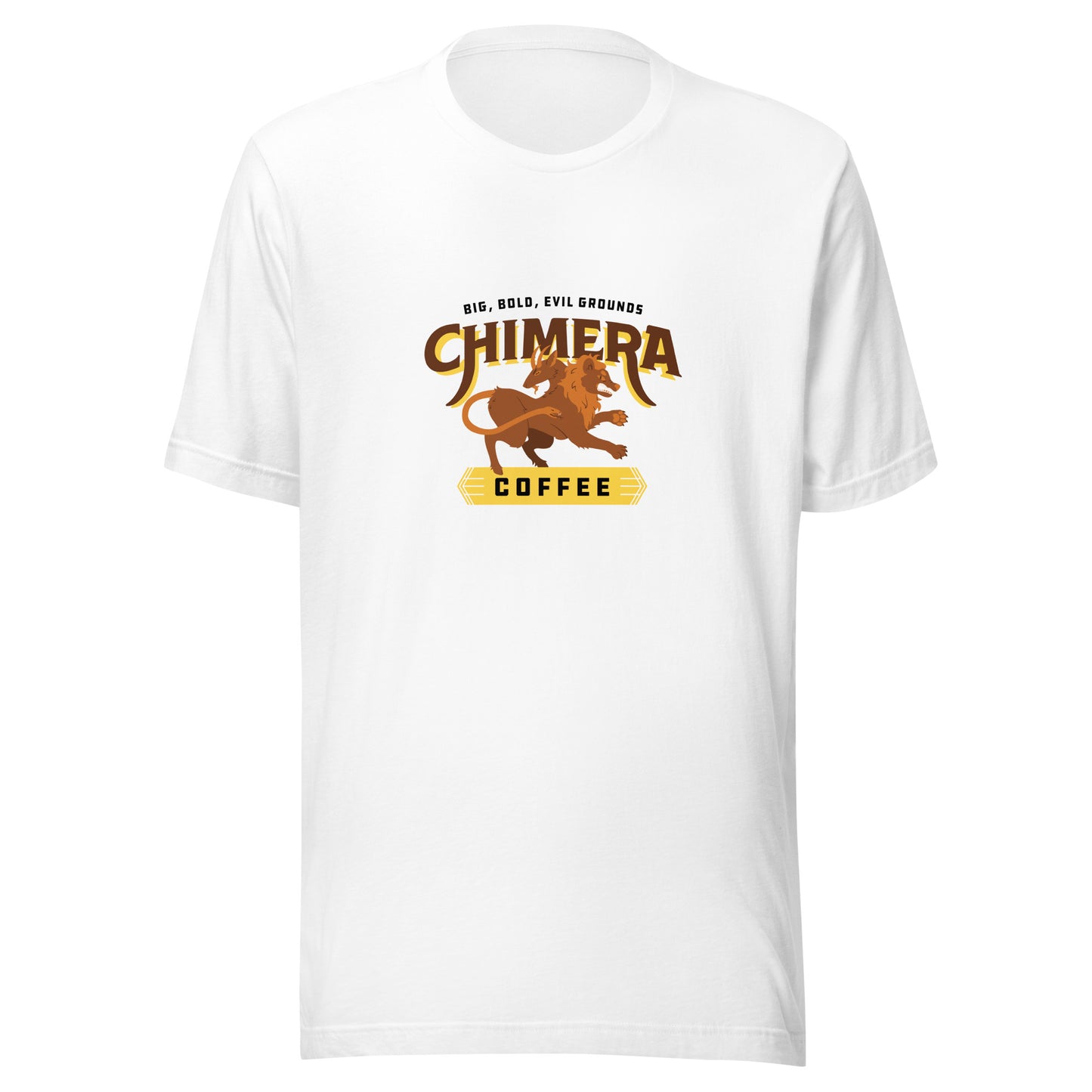 Chimera Coffee T-shirt — Bright Colors